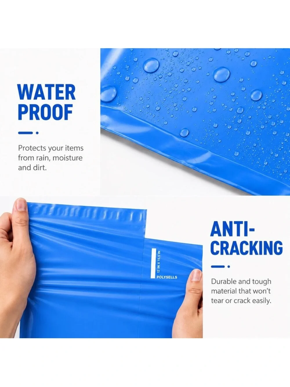 💙10~NEW Blue Poly Mailers size 6x9!!!